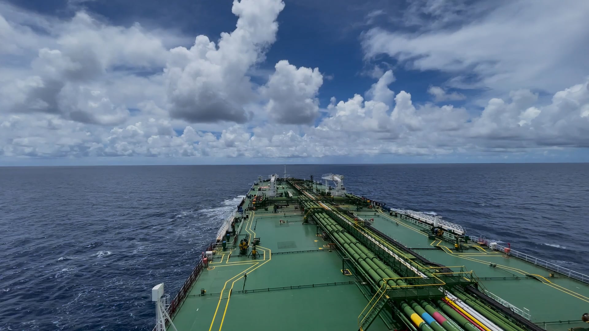 Tanker Across The Waves Thumb